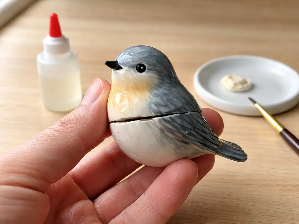 Broken Bird to Be Healed Ornament: Fix It, Then Restore Meaning